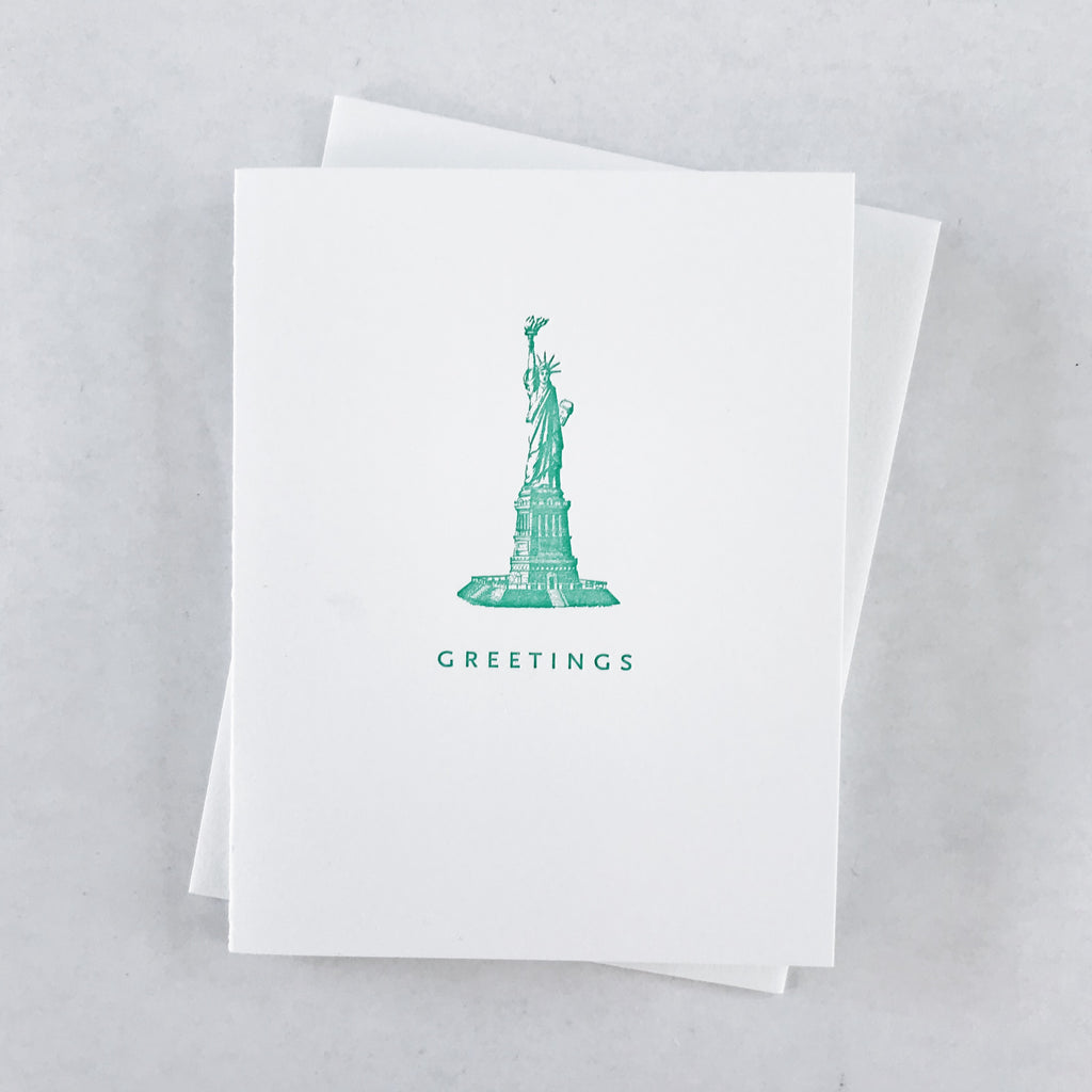 Little Greetings Statue of Liberty Card