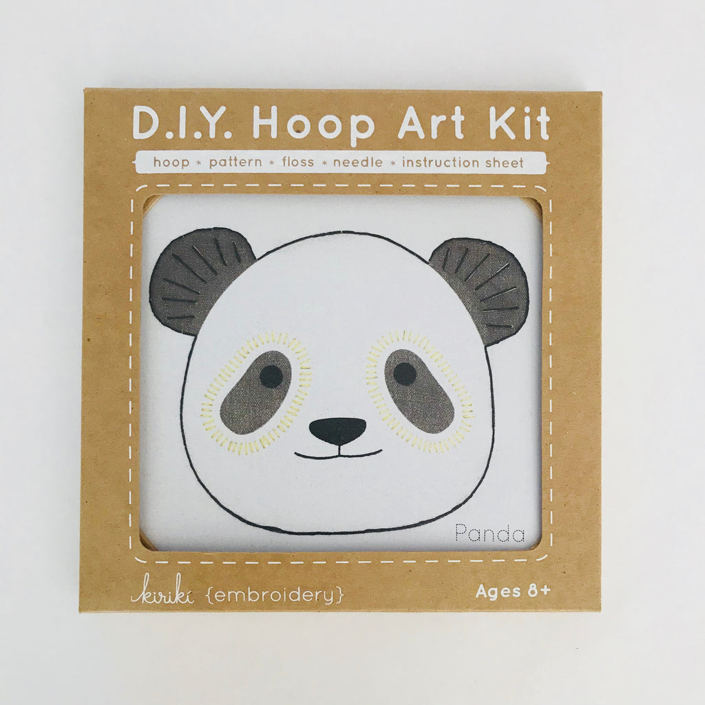 Panda - Hoop Art Kit