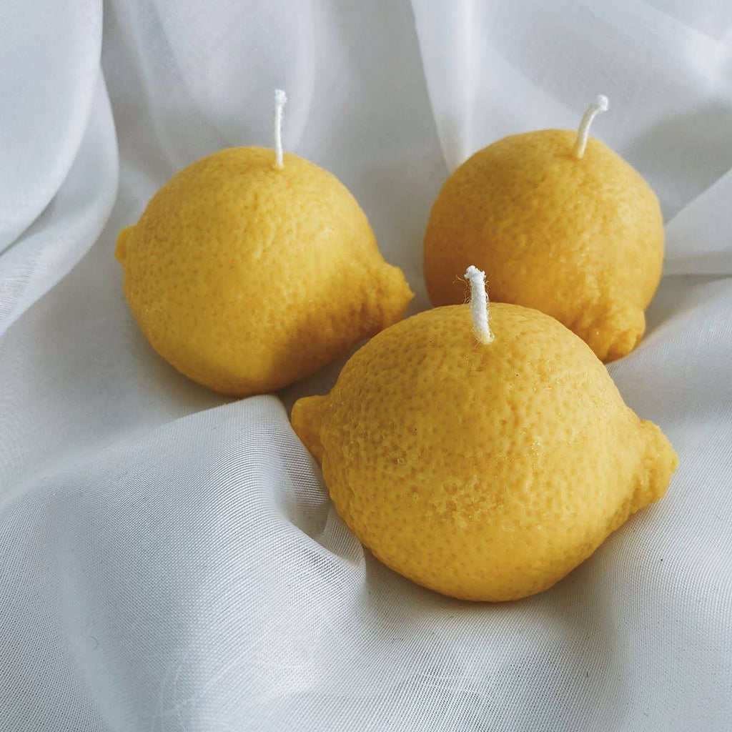 Lemon Candles - 3 Pack