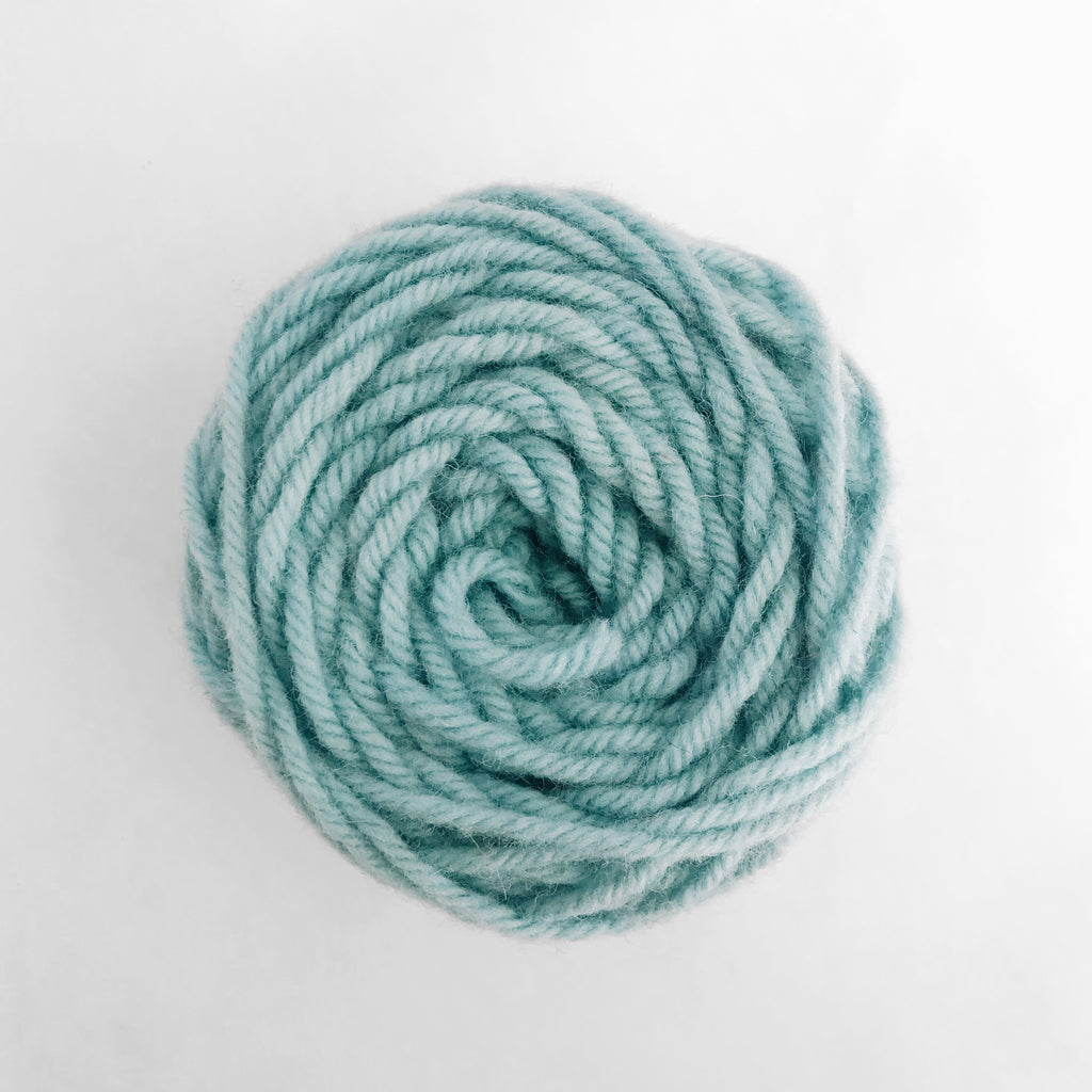 Steel Blue Rug Wool Yarn