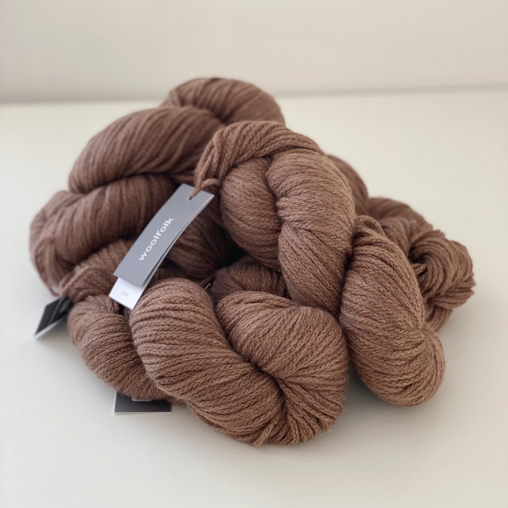 8 Skeins Woolfolk Far 100% Merino Wool Yarn Color 22