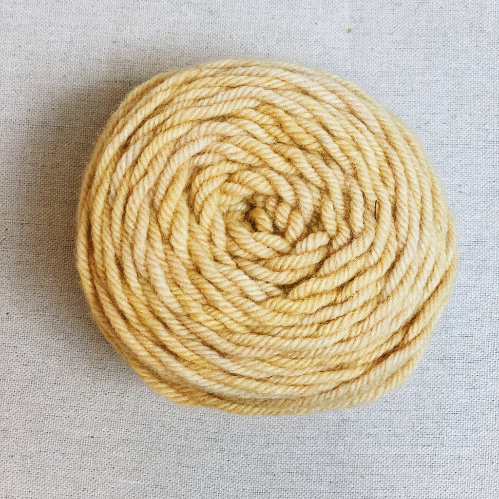 Yellow Rug Wool Yarn