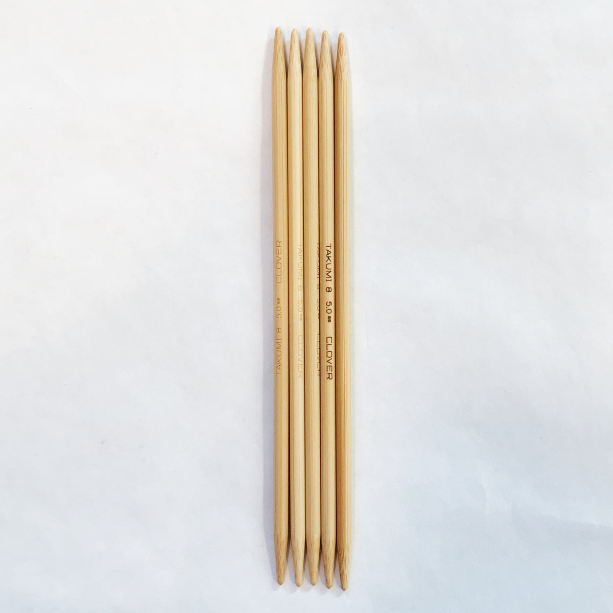 Takumi Bamboo Knitting Needles Double Pointed (7) No. 5