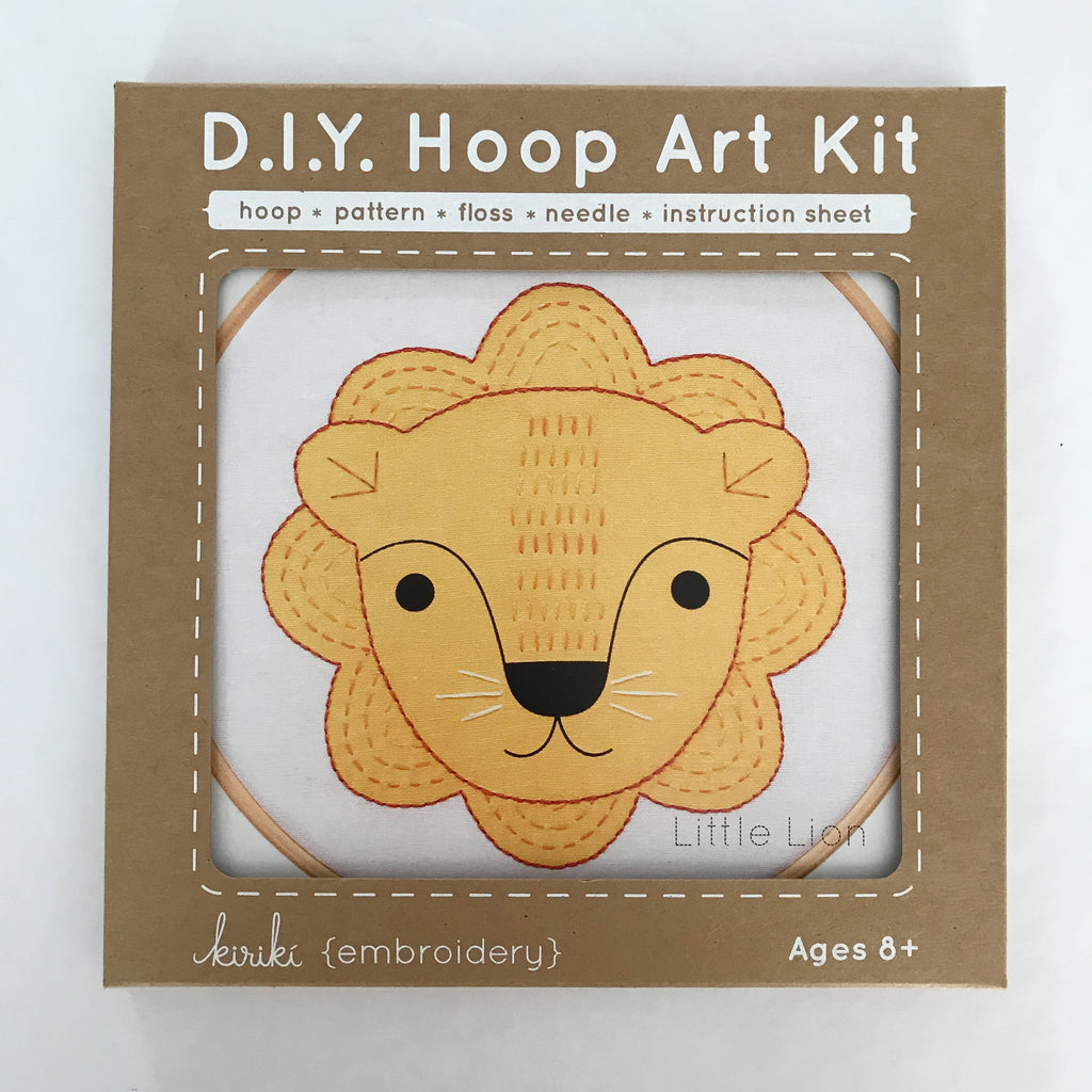 Little Lion - Hoop Art Kit