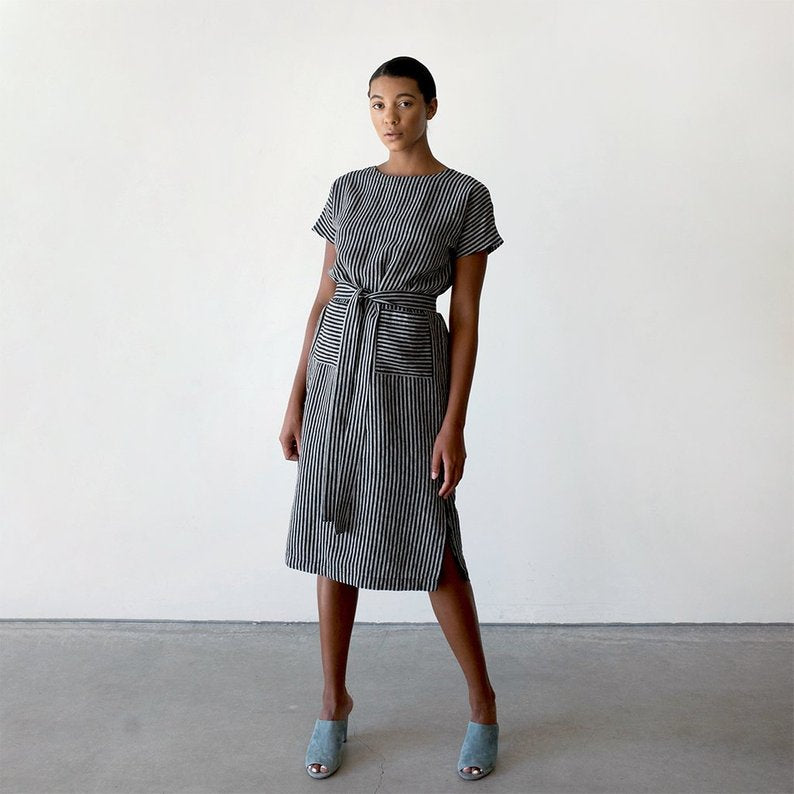 loose fit summer dresses Mint Green Essence: Simple Solid Color Casual Loose Summer Dress With –  Canary Houze