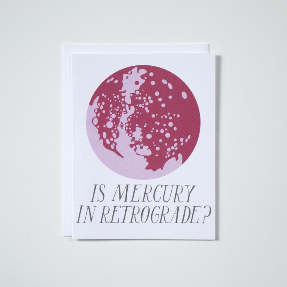 Is Mercury in Retrograde? - Note Card