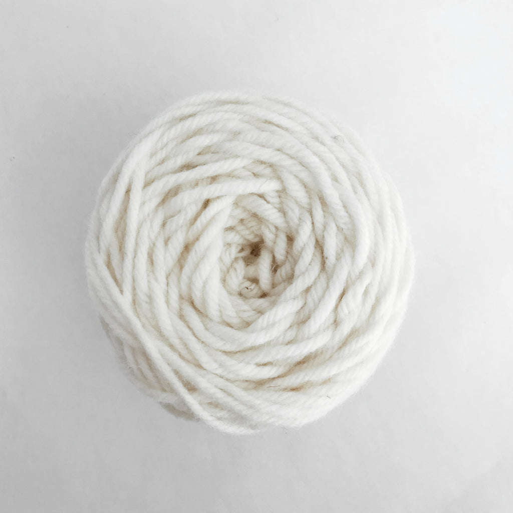 White Rug Wool Yarn
