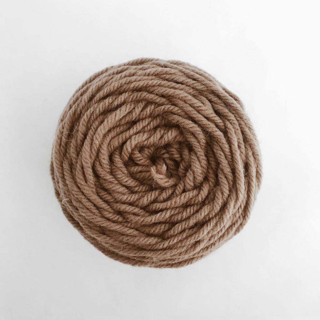 Tan Rug Wool Yarn